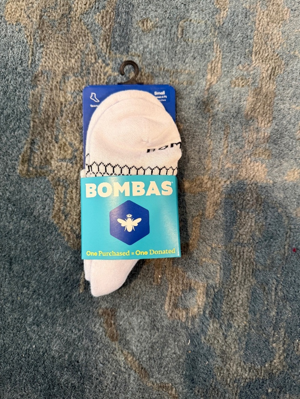 NWT Bombas Quarter Sock, Women's small
